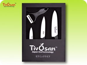 Набор керамических ножей Tivosan TH10WW ― Ножи со скидкой